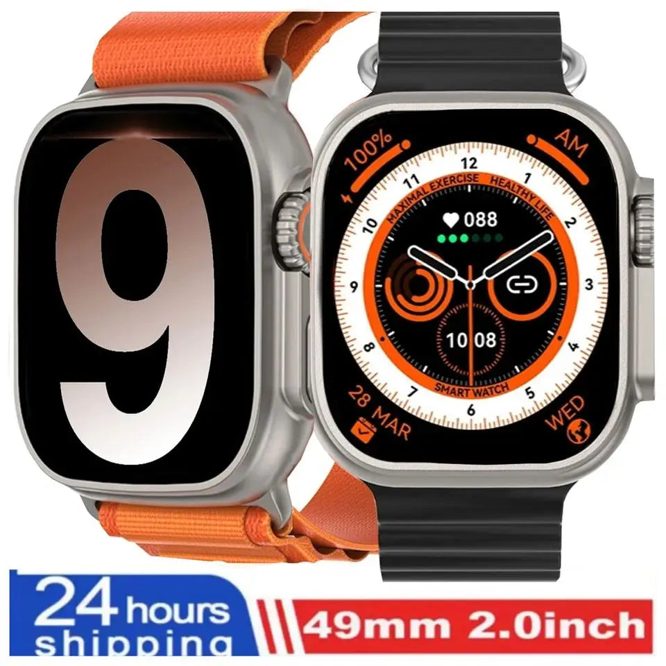 For Apple Smart Watch 10 Ultra X 3 Pro MAX Gen2 49Mm Amoled Screen Smartwatch Refresh Rate Wireless Charging Men Women for Sport