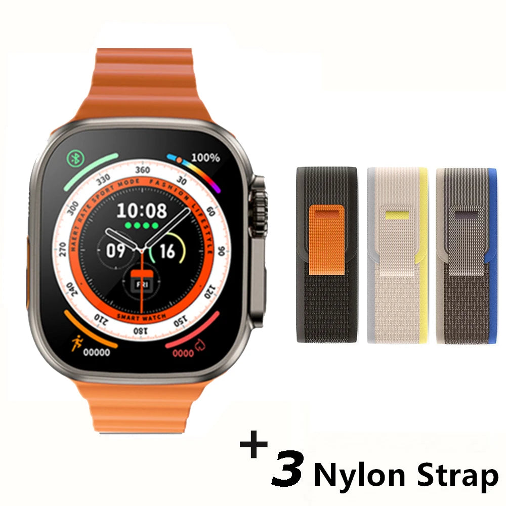 For Apple Smart Watch 10 Ultra X 3 Pro MAX Gen2 49Mm Amoled Screen Smartwatch Refresh Rate Wireless Charging Men Women for Sport