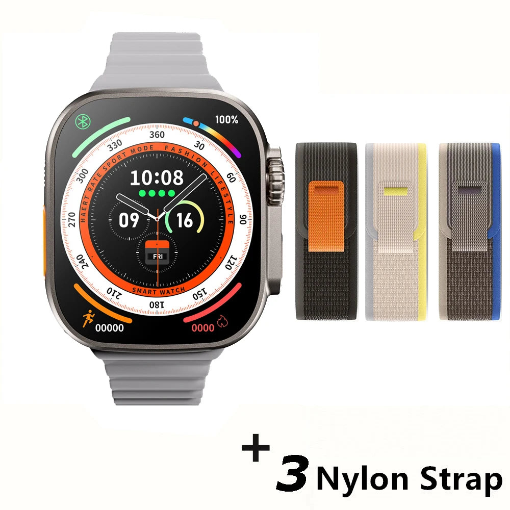 For Apple Smart Watch 10 Ultra X 3 Pro MAX Gen2 49Mm Amoled Screen Smartwatch Refresh Rate Wireless Charging Men Women for Sport