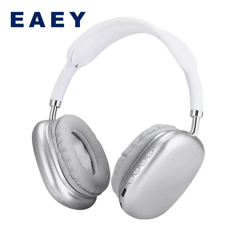 New Headphone Wireless Bluetooth Headset Mic Headsets Stereo Sound Earphone Sports Gaming Headphones Wireless for Phone