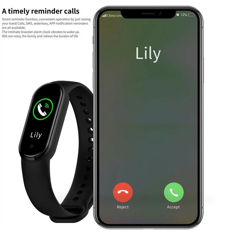 M5 Smart Band Waterproof Sport Smart Watch Men Woman Blood Pressure Heart Rate Monitor Fitness Bracelet for Android IOS